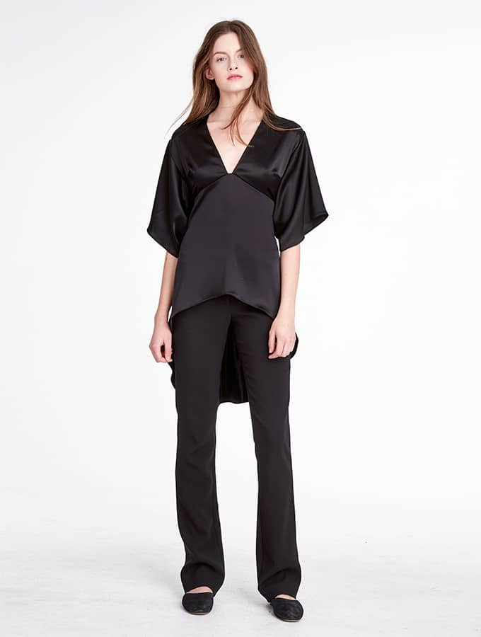 TOP KIMONO DE SATIN TOP KIMONO DE SATIN