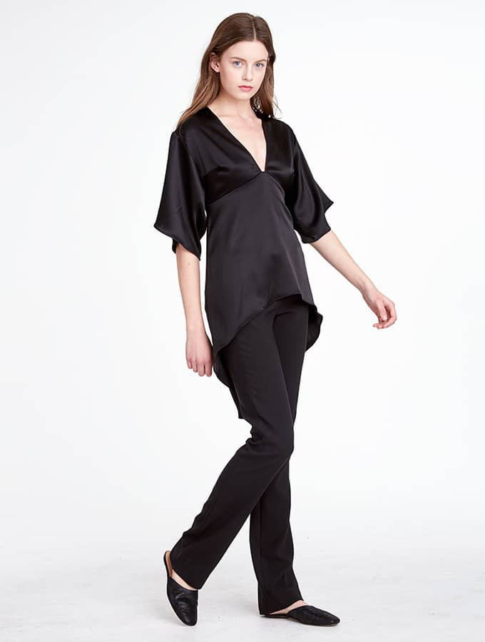 TOP KIMONO DE SATIN TOP KIMONO DE SATIN
