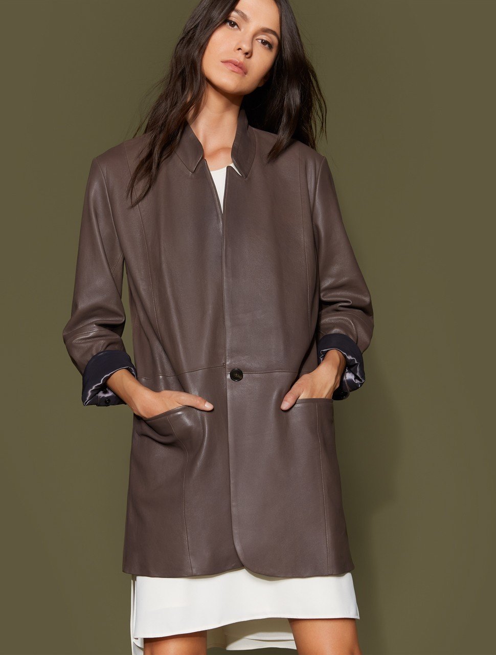 Leather Boyfriend Blazer Leather Boyfriend Blazer