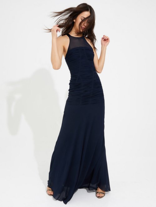 RUCHED GEORGETTE GOWN