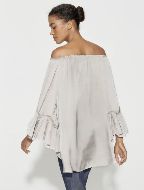 blusa strapless