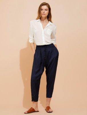 FLOWY MEMORY SATIN PANTS FLOWY MEMORY SATIN PANTS