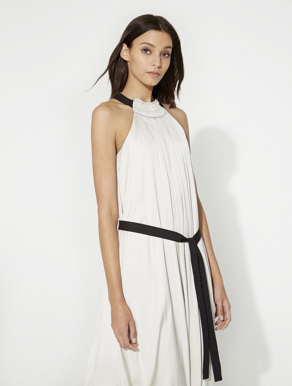 MAXI VESTIDO SATIN CORRUGADO MAXI VESTIDO SATIN CORRUGADO