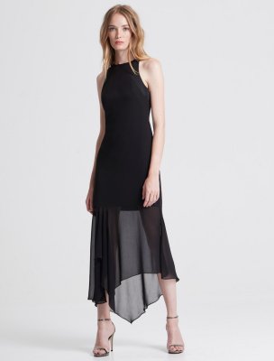 CREPE GEORGETTE MIDI DRESS CREPE GEORGETTE MIDI DRESS