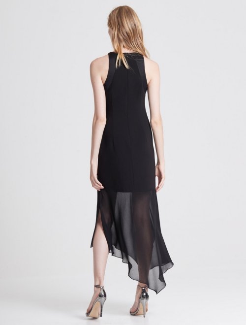 CREPE GEORGETTE MIDI DRESS