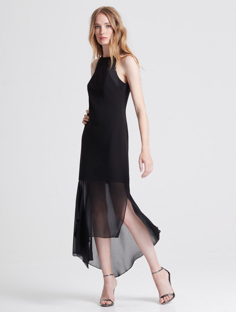 CREPE GEORGETTE MIDI DRESS CREPE GEORGETTE MIDI DRESS