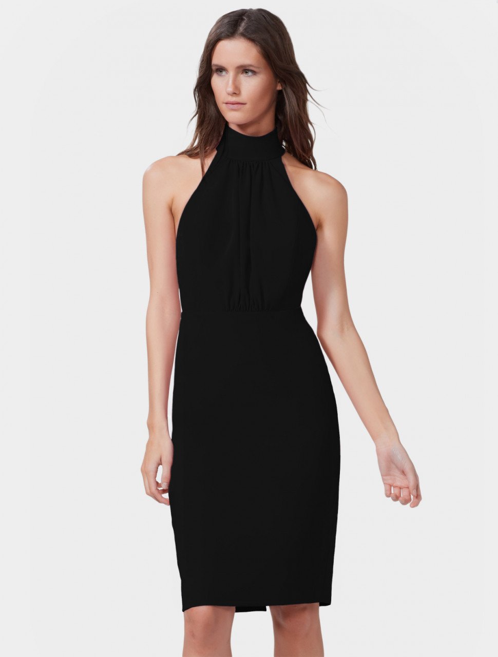 STRIP BACK CREPE DRESS STRIP BACK CREPE DRESS