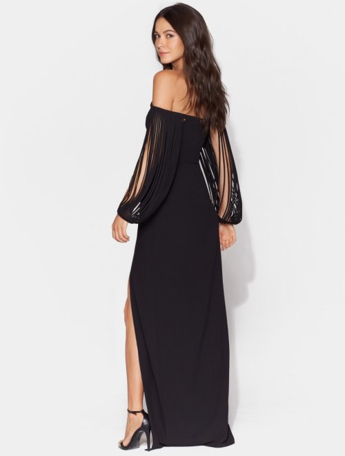 VESTIDO AL HOMBRO TIRAS DELGADAS