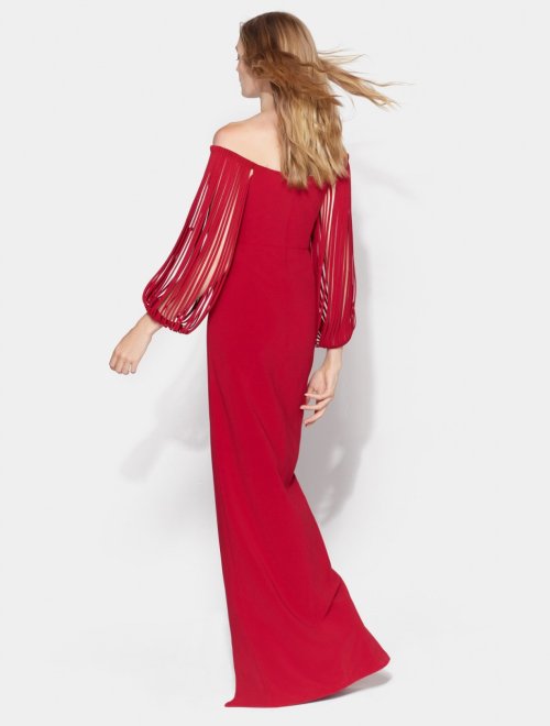 VESTIDO AL HOMBRO TIRAS DELGADAS