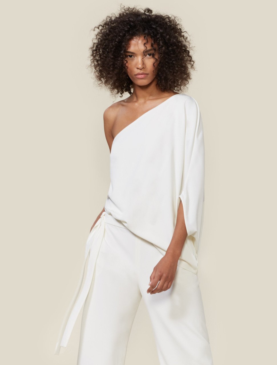 ASYMMETRIC CREPE JUMPSUIT ASYMMETRIC CREPE JUMPSUIT