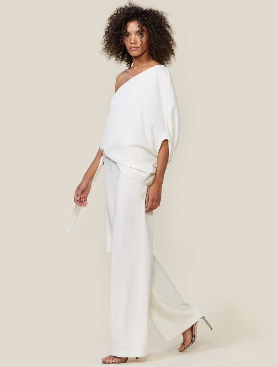 ASYMMETRIC CREPE JUMPSUIT ASYMMETRIC CREPE JUMPSUIT