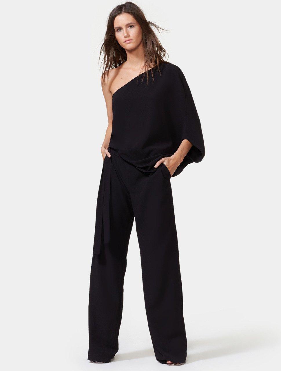 ASYMMETRIC CREPE JUMPSUIT ASYMMETRIC CREPE JUMPSUIT