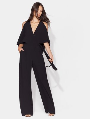 JUMPSUIT HOMBRO ABIERTO Y LAZO EN CINTURTA JUMPSUIT HOMBRO ABIERTO Y LAZO EN CINTURTA