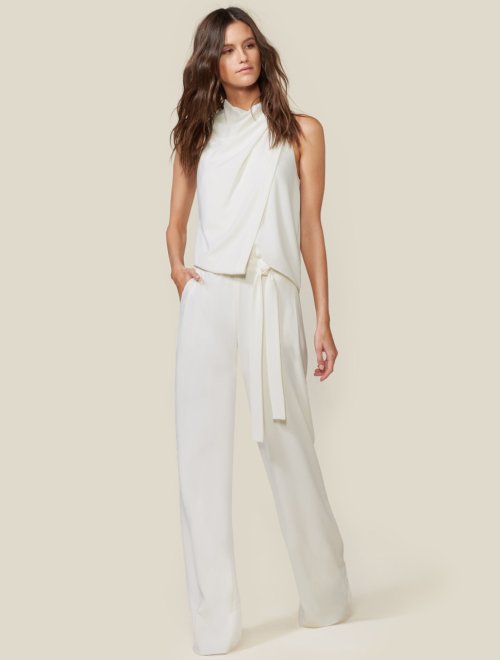 COWL DRAPE JUMPSUIT