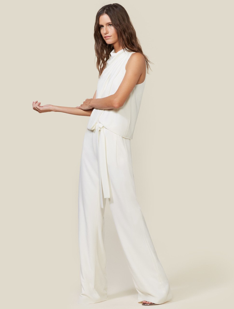 COWL DRAPE JUMPSUIT COWL DRAPE JUMPSUIT