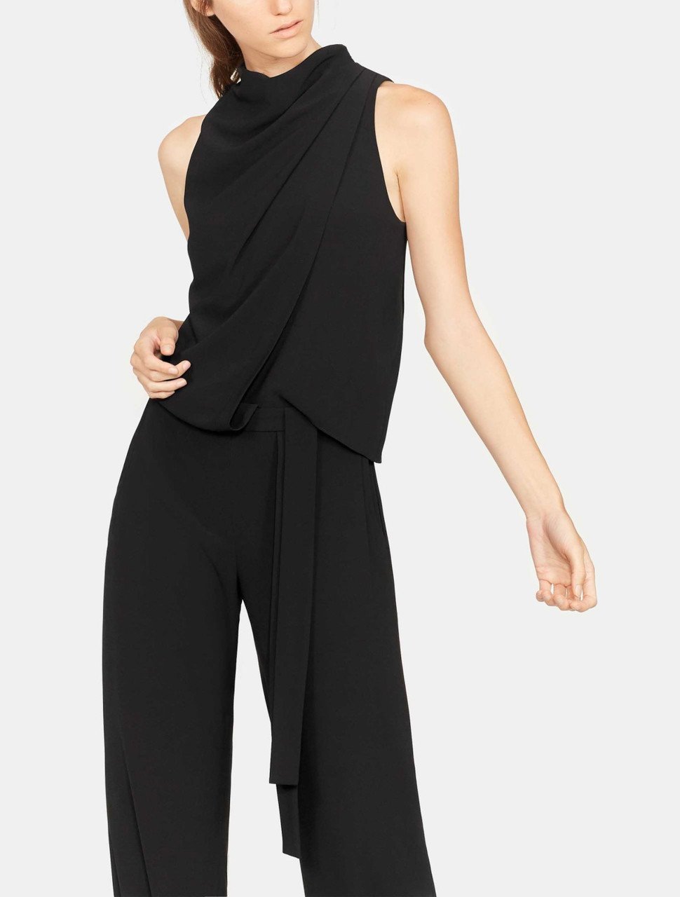 COWL DRAPE JUMPSUIT COWL DRAPE JUMPSUIT