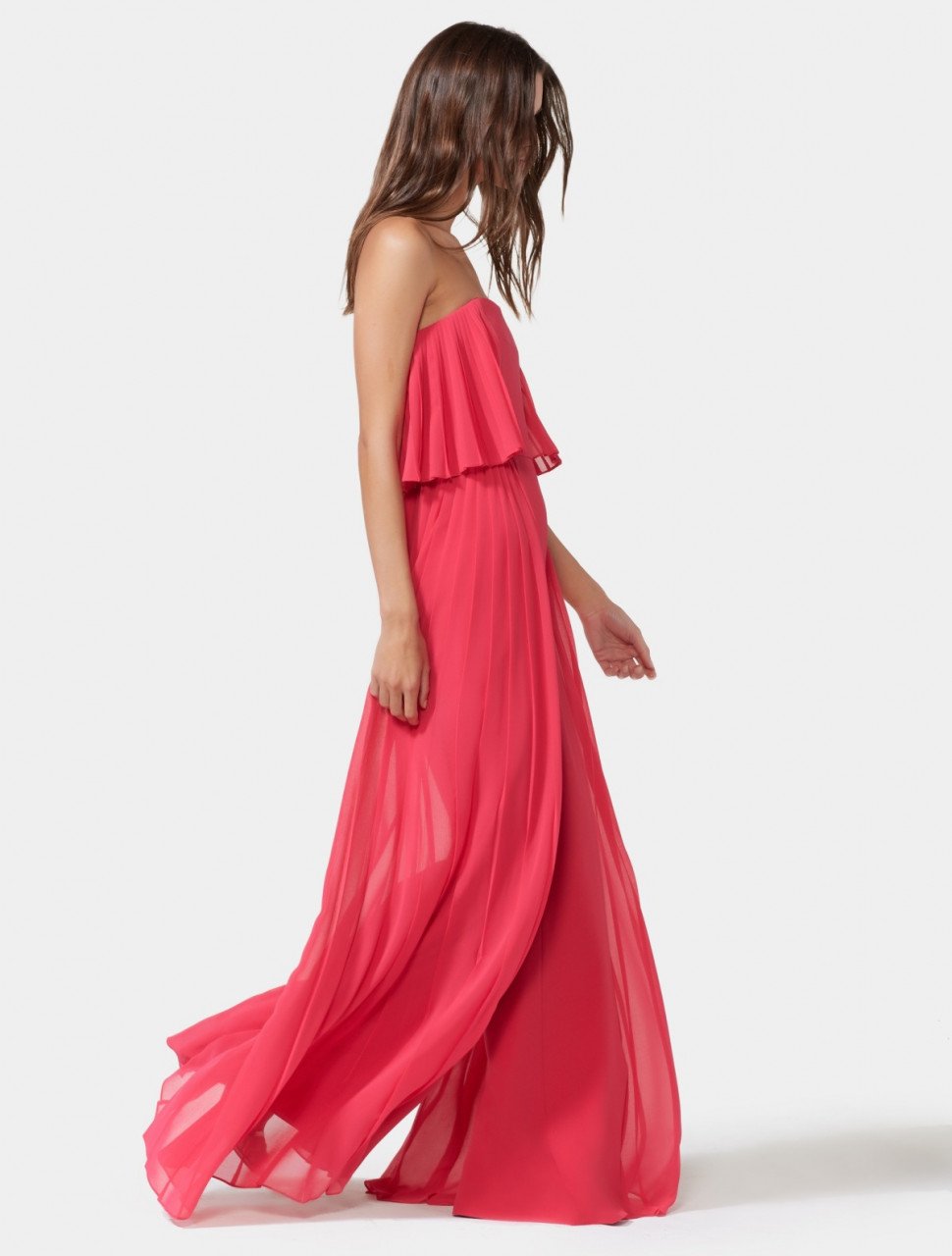STRAPLESS PLEATED JUMPSUIT STRAPLESS PLEATED JUMPSUIT