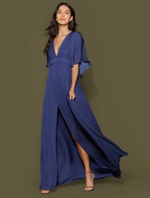 Cape Sleeve V Neck Flowy Cape Sleeve V Neck Flowy