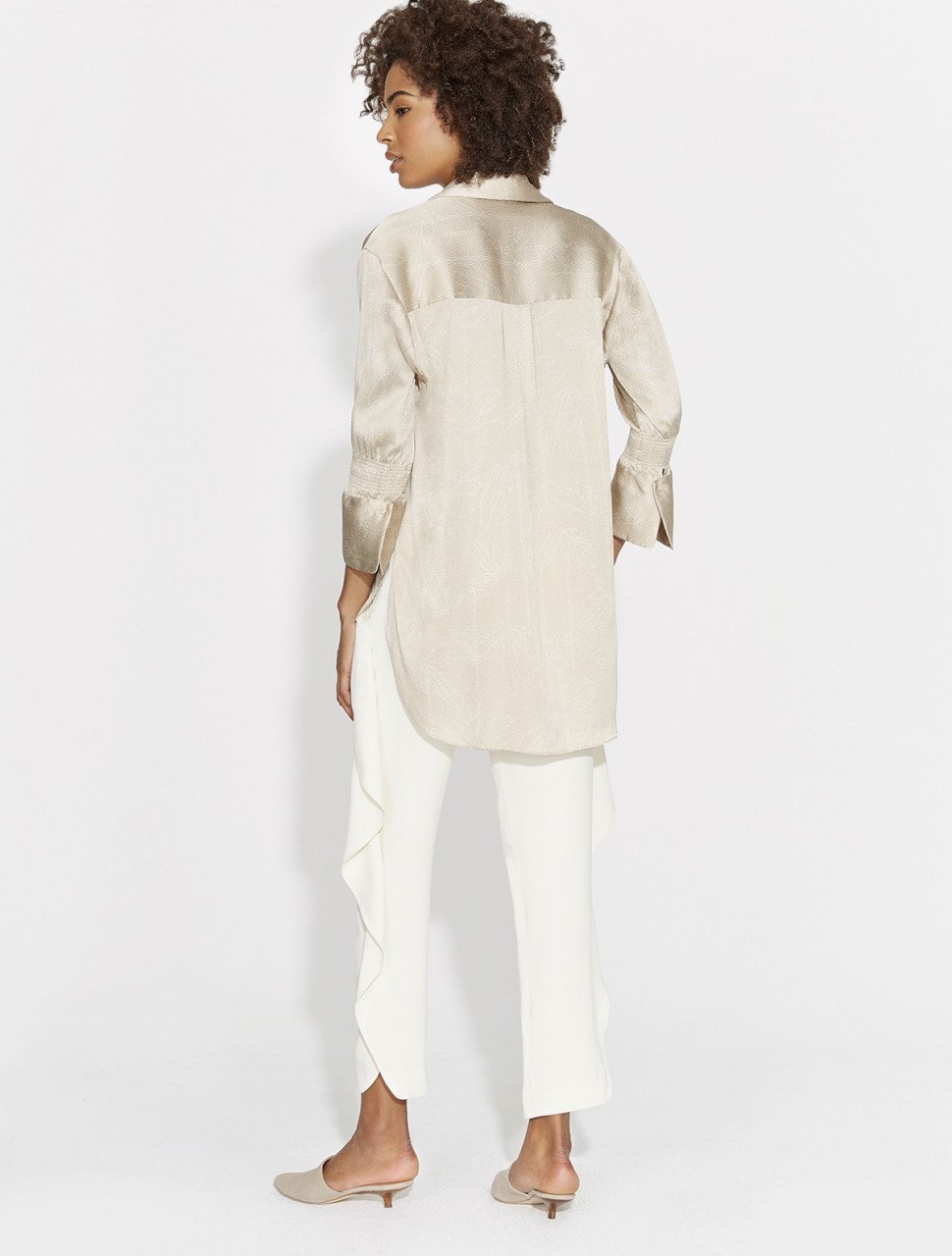 BLUSA CON PUÑOS IMPRESOS BLUSA CON PUÑOS IMPRESOS