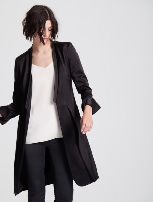 SATIN DUSTER JACKET SATIN DUSTER JACKET