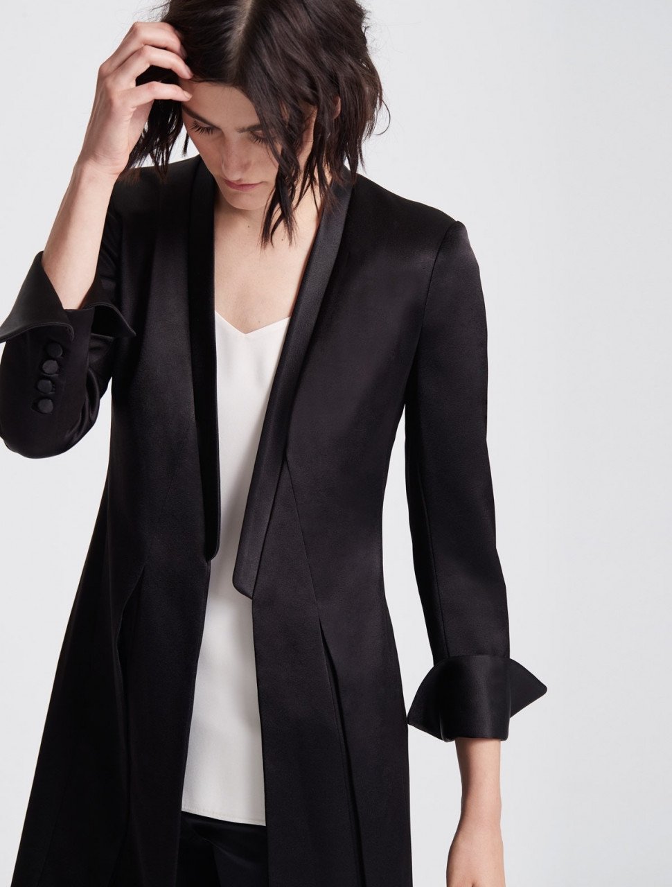 SATIN DUSTER JACKET SATIN DUSTER JACKET