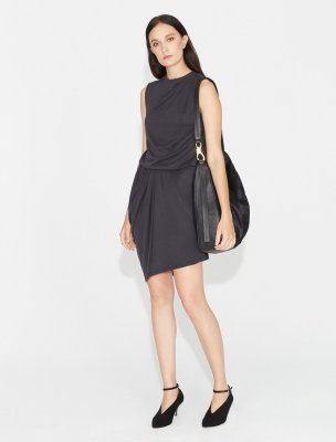 VESTIDO DE JERSEY DRAPEADO VESTIDO DE JERSEY DRAPEADO