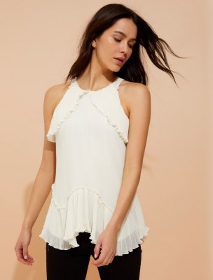 PLEATED GEORGETTE TOP PLEATED GEORGETTE TOP