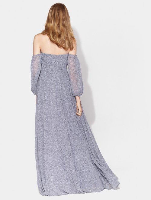 VESTIDO LARGO AL HOMBRO
