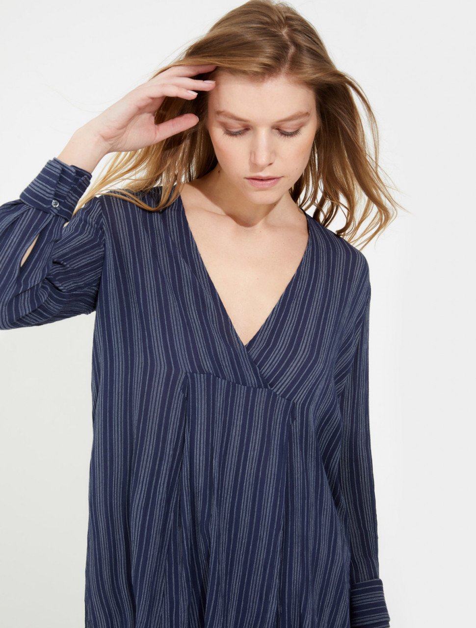 STRIPE GAUZE TUNIC STRIPE GAUZE TUNIC
