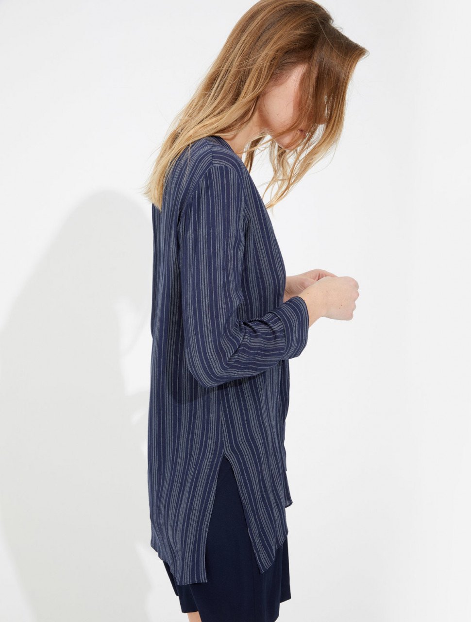STRIPE GAUZE TUNIC STRIPE GAUZE TUNIC
