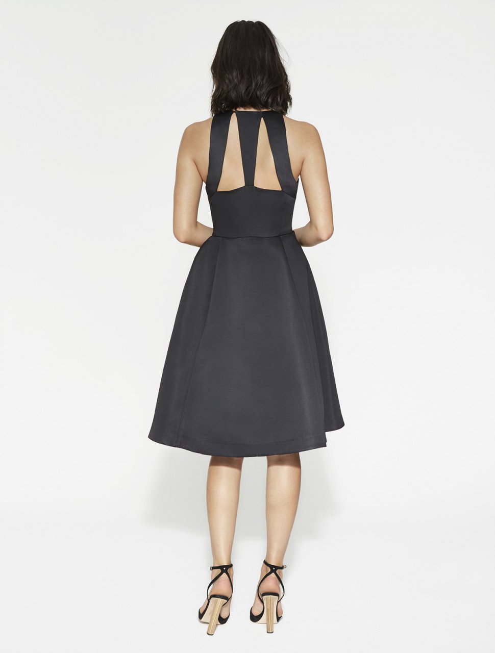 VESTIDO FAILLE DE SATIN ESTRUCTURADO VESTIDO FAILLE DE SATIN ESTRUCTURADO