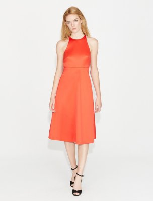 VESTIDO SATIN LINEA A VESTIDO SATIN LINEA A