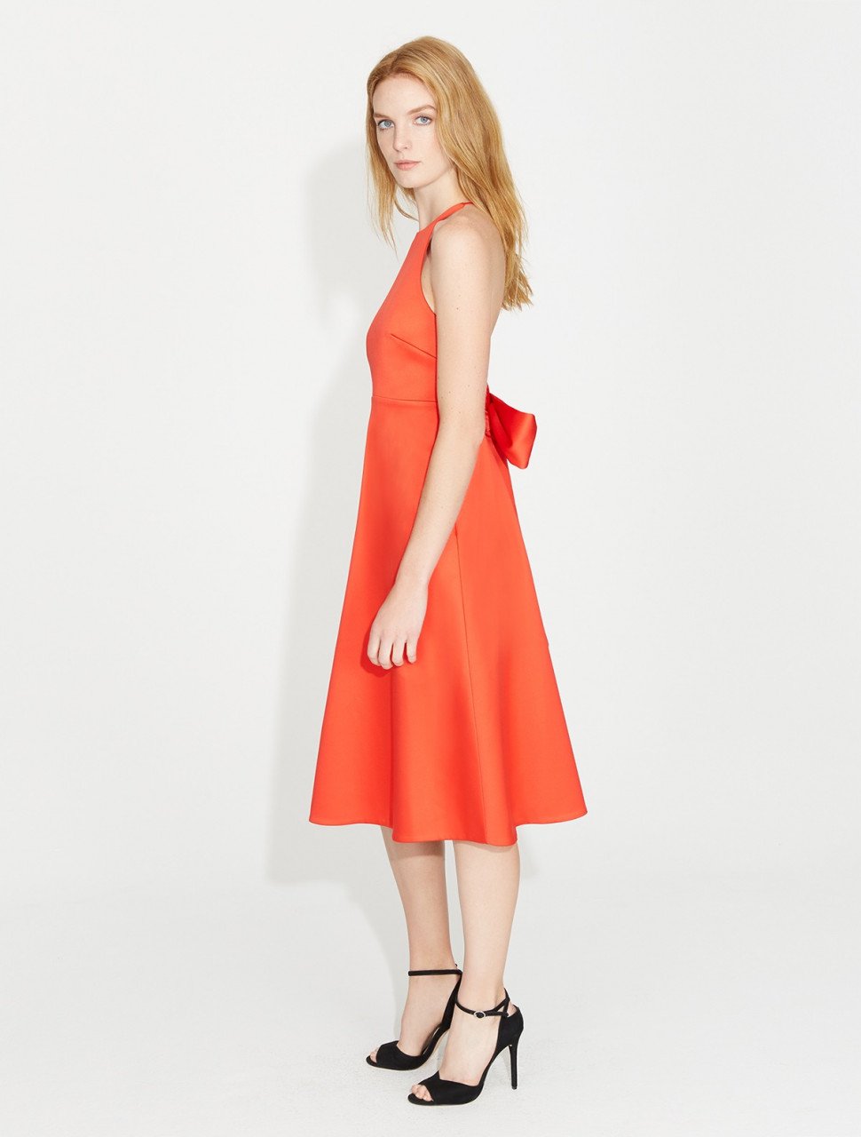 VESTIDO SATIN LINEA A VESTIDO SATIN LINEA A