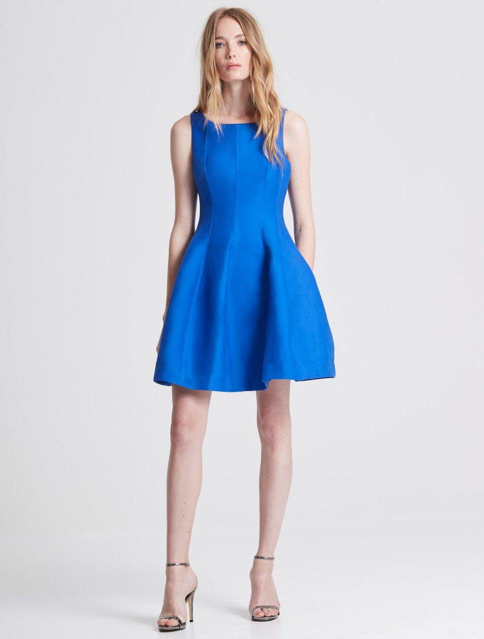 FIT AND FLARE SILK FAILLE DRESS FIT AND FLARE SILK FAILLE DRESS