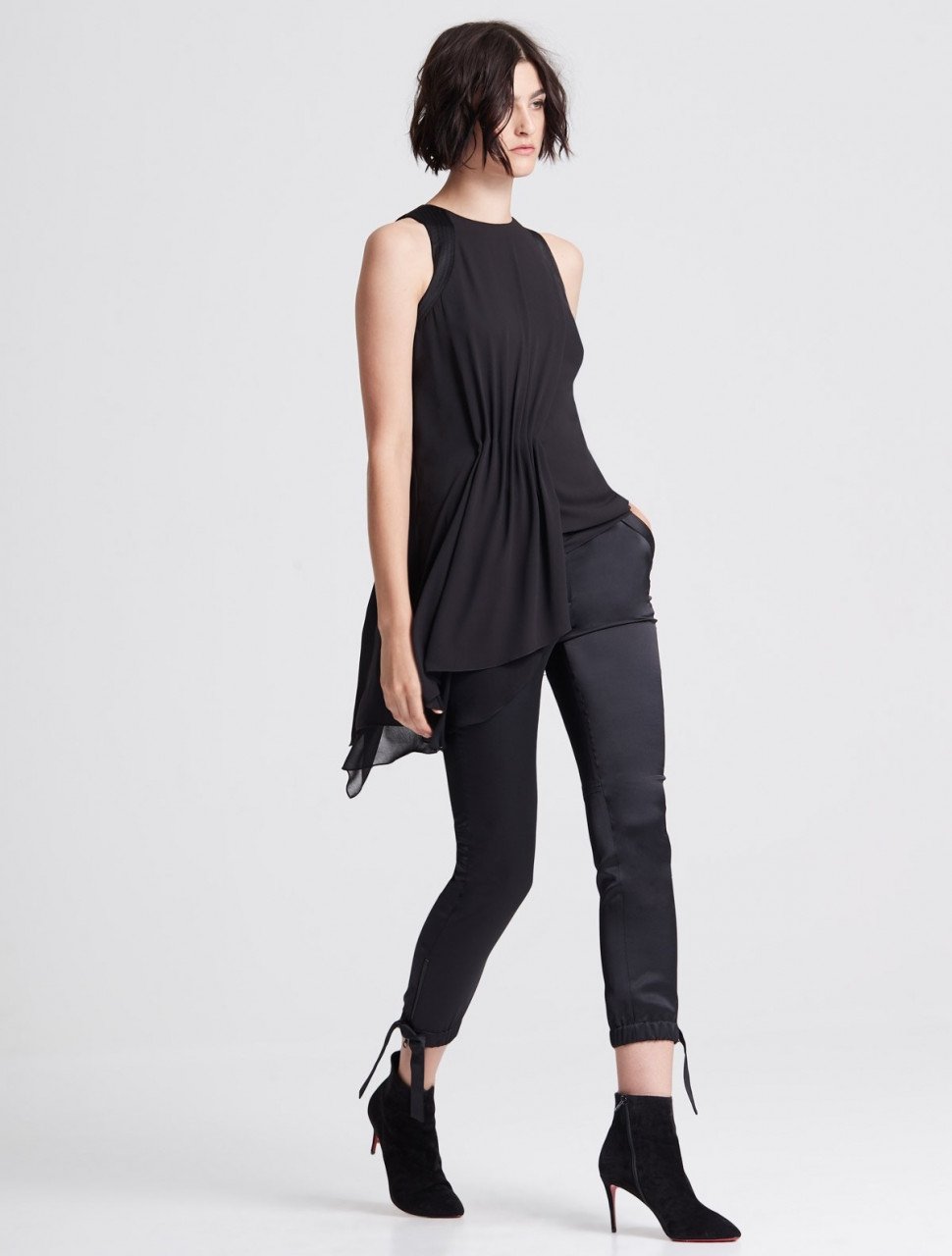 ASYMMETRIC DRAPE TOP ASYMMETRIC DRAPE TOP