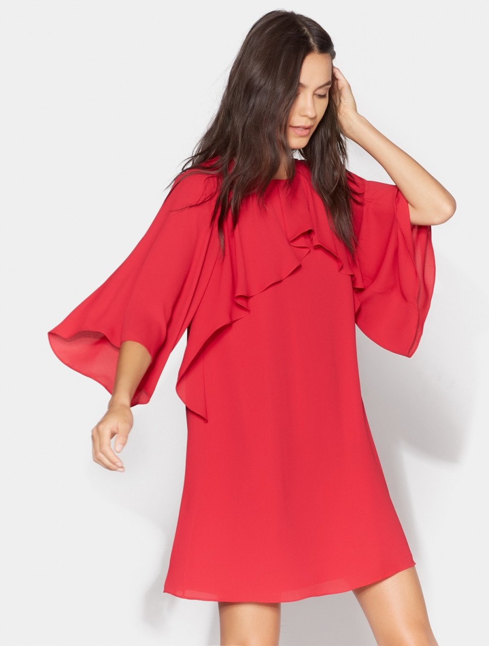 VESTIDO SUELTO DRAPEADO VESTIDO SUELTO DRAPEADO