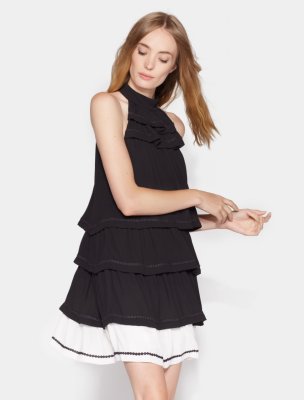 VESTIDO CAPAS VOLANTES VESTIDO CAPAS VOLANTES