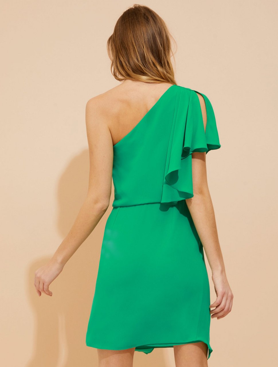 DRAPED SILKY GEORGETTE DRESS DRAPED SILKY GEORGETTE DRESS