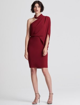 ICONIC ASYMMETRIC DRAPED DRESS ICONIC ASYMMETRIC DRAPED DRESS