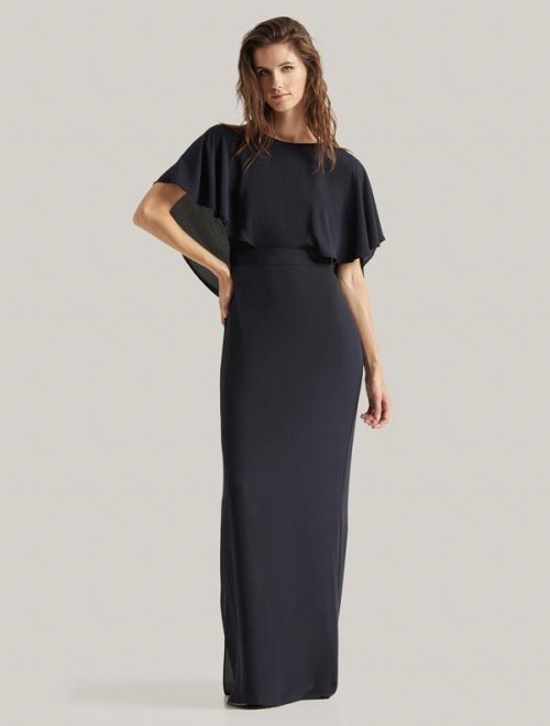 DRAPE BACK GOWN