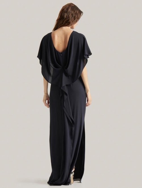 DRAPE BACK GOWN