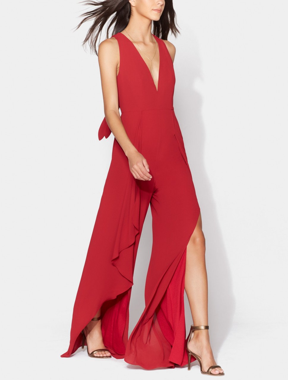 JUMPSUIT DRAPEADO DELANTERO JUMPSUIT DRAPEADO DELANTERO