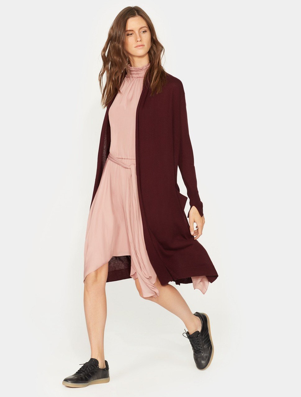 LONG SLEEVE WAIST SASH CARDIGAN LONG SLEEVE WAIST SASH CARDIGAN