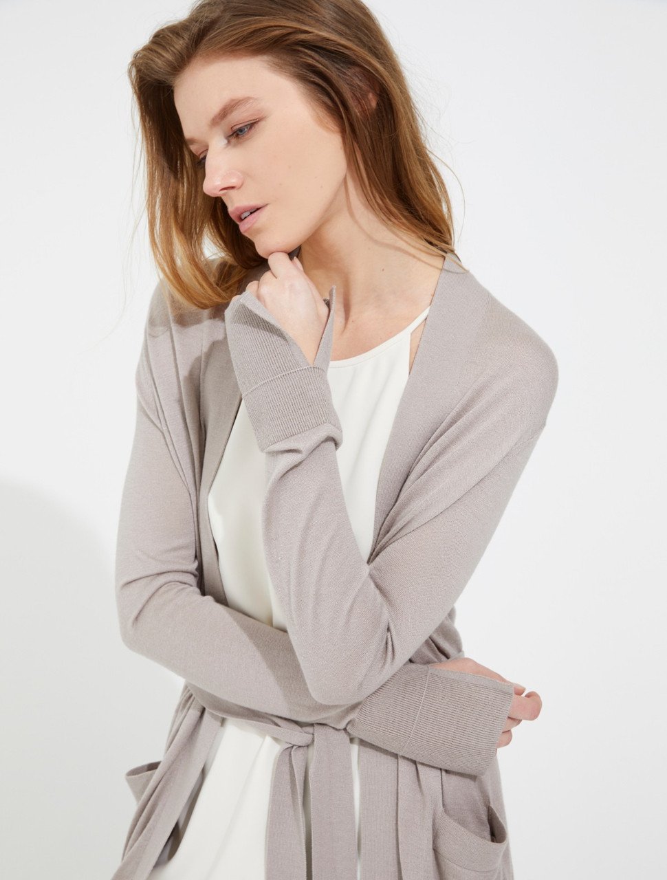 SILKY CASHMERE CARDIGAN SILKY CASHMERE CARDIGAN