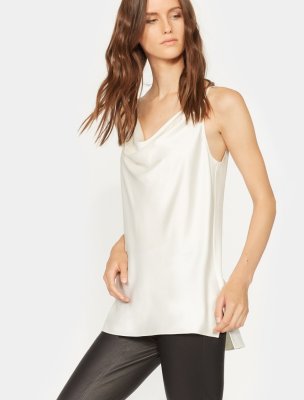 COWL NECK SATIN CAMI COWL NECK SATIN CAMI