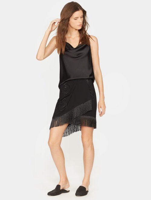 COWL NECK SATIN CAMI