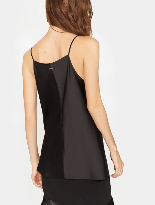 COWL NECK SATIN CAMI