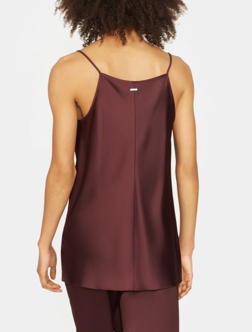 COWL NECK SATIN CAMI