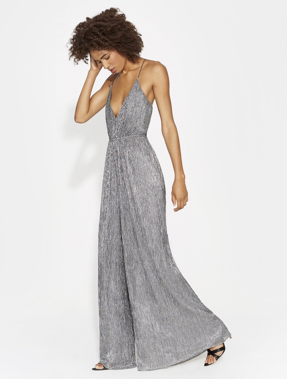 JUMPSUIT JERSEY METALICO FLUIDO JUMPSUIT JERSEY METALICO FLUIDO
