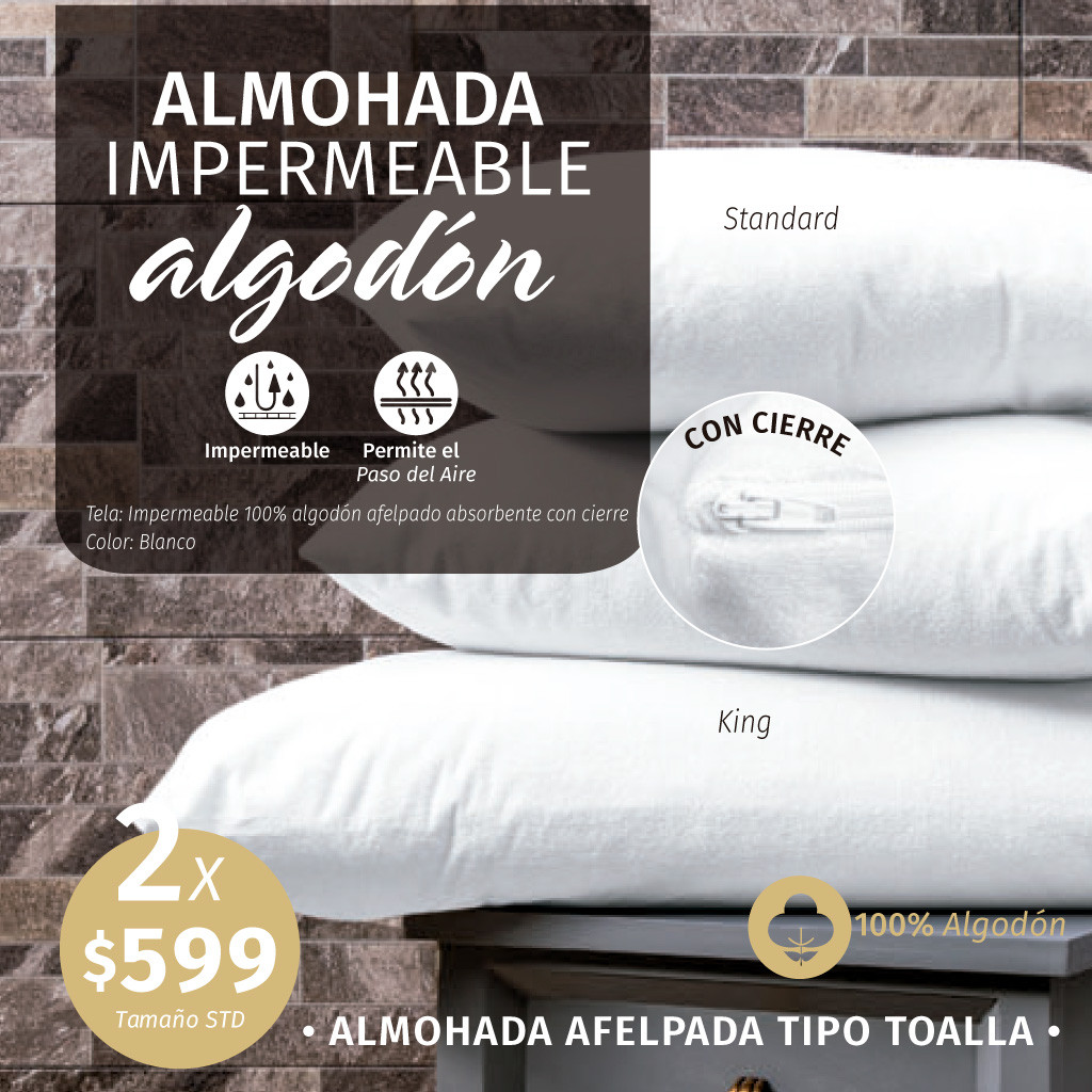 ALMOHADA IMPERMEABLE